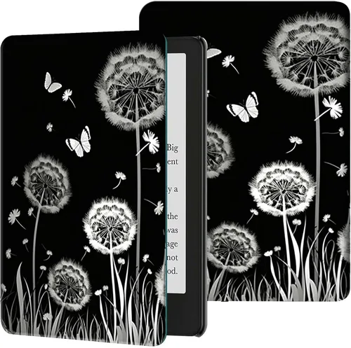 Vista 37 de Funda para Kindle de 6 pulgadas (11.ª generación, versión 2024/2022) delgada de piel sintética, ajustable, multiángulo, Smart Shell con función