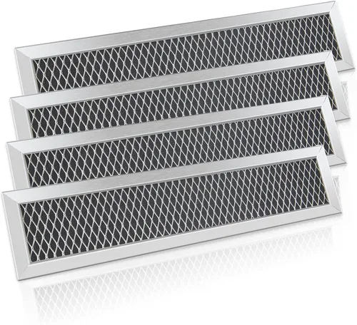 Vista 9 de WB02X11550 Reemplazo de filtro de carbón para microondas GE JX81L, Frigidaire FRPAMRAF, Gallery, 5304464577, Bosch, 2-1/4 pulgadas x 10-3/8 pulgadas