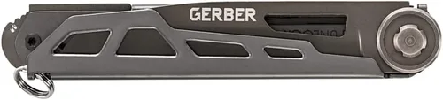 Vista 2 de Gerber Gear Armbar Slim Cut, Navaja de bolsillo, Multiherramienta con tijeras, Baltic Haze