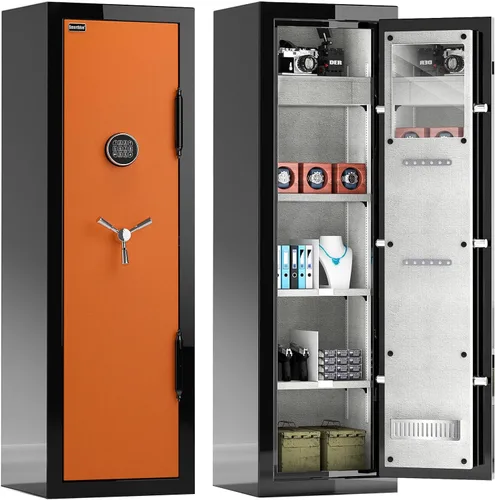 Vista 11 de Caja fuerte ignífuga con bloqueo digital – Caja fuerte grande resistente de 8.12 pies cúbicos para el hogar, la oficina y los negocios Diseño