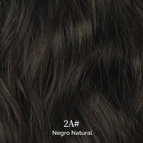 Vista 7 de KooKaStyle Extensiones de cabello de alambre invisible con diadema transparente, tamaño ajustable, 4 clips de seguridad, largo, ondulado, alambre