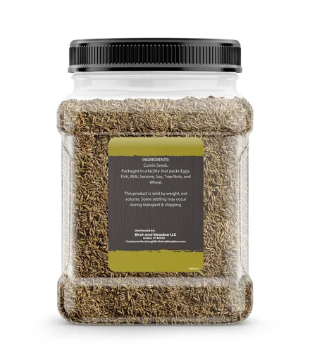 Vista 2 de Birch & Meadow 1.5 lb de semillas de comino enteras, especias aromáticas terrosas y cálidas