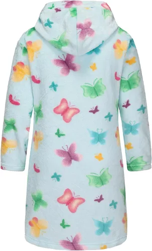 Vista 14 de E.W Apparel Bata de baño de forro polar con capucha para niños, bata suave y mullida para niños pequeños