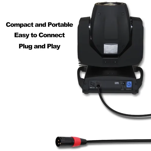 Vista 7 de XLR Adaptador de audio macho de 3 pines a 5 pines hembra Cable DMX Cable de altavoces Cable para micrófono DMX Luz de escenario -1M/3.3FT