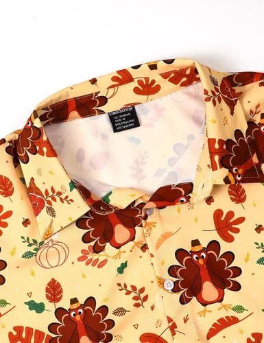 Vista 5 de Novedades en camisas de manga corta con botones para hombre