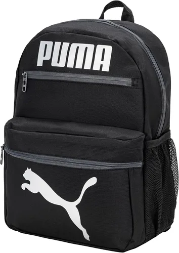 Vista 2 de PUMA Mochila Meridian unisex para niños, Negro/Plateado, Tamaño único