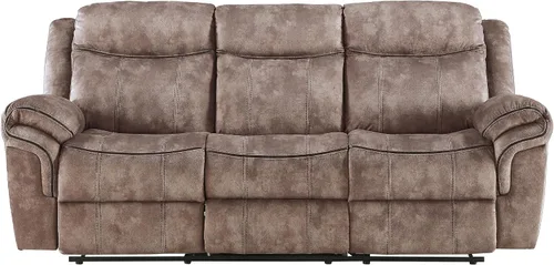 Vista 4 de ACME FURNITURE Zubaida Sofá (Glider & Motion) - Terciopelo chocolate de 2 tonos
