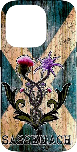 Vista 17 de Purple Thistle Flower Scottish Flag Scots Sassenach Vintage Case for iPhone 17