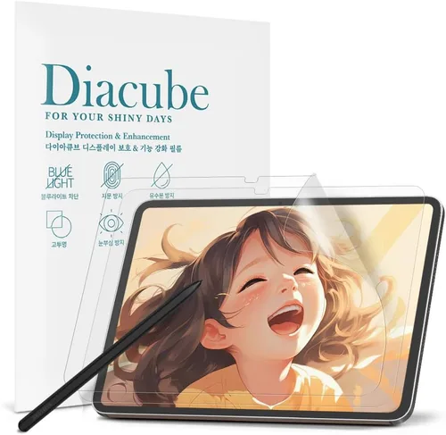 Vista 5 de [Paquete de 2] Protector de pantalla Paperfeel para Samsung Galaxy Tab S6 Lite de 10.4 pulgadas (2024/2022/2020), película PET mate antirreflejos
