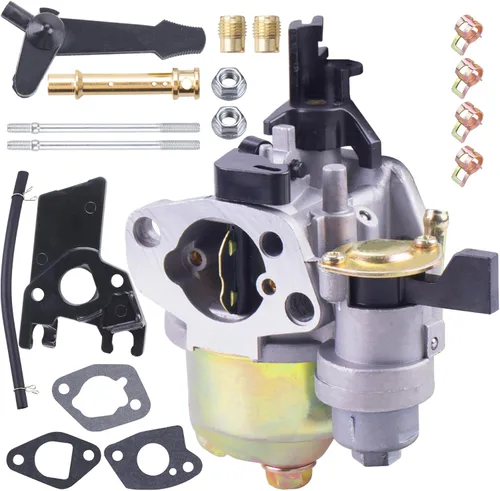 Vista 14 de Kit de Adaptador de Filtro de Aire de Carburador Mejorado de Alto Rendimiento con Bujía de Admisión Compatible con Predator 212cc 6.5 Hp Honda Gx160