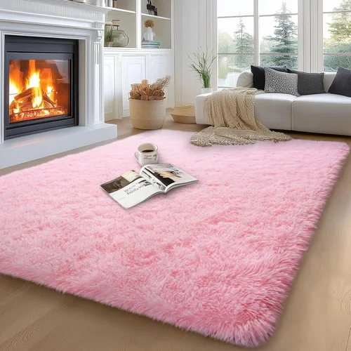 Vista 40 de qulint Alfombra negra para dormitorio, alfombra de área pequeña de 2 x 3 pies para habitación de niños, alfombra suave y mullida para sala de estar