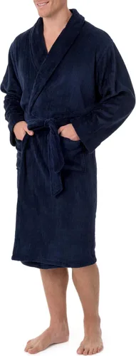 Vista 2 de IZOD Albornoz de forro polar suave y cómodo para hombre