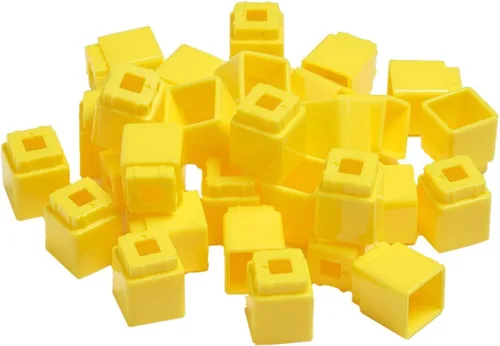 Vista 3 de Didax Educational Resources Unifix Cubes, color verde, juego de 100