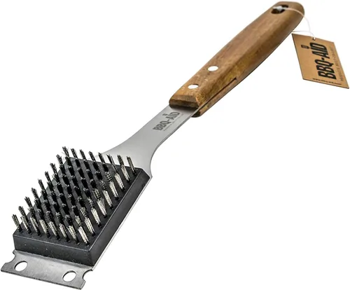 Vista 9 de Grill Brush for Outdoor BBQ Grill Cleaning Scraper, Replaceable Head, Black