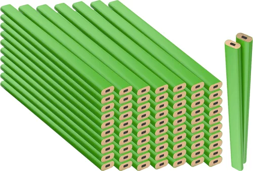 Vista 9 de GRAPHITE Lápices de Carpintero de Mina Dura a Granel - (1) Paquete de 12 Piezas Lápiz de Madera para Construcción #2 (HB) - Negro