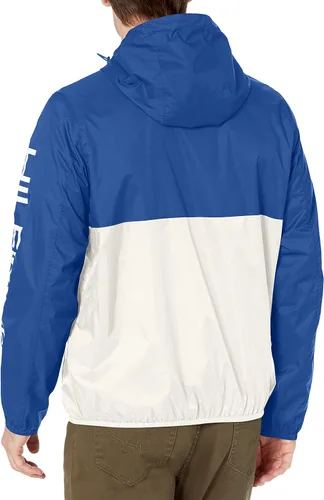 Vista 2 de Tommy Hilfiger - Chaqueta impermeable con capucha para hombre, ligera, para lluvia