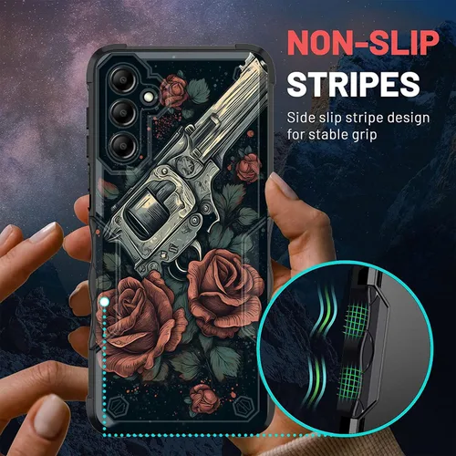 Vista 683 de Funda para Galaxy A14 5G, [Doble Capa][Protección contra Caídas de Grado Militar de 10 Pies] [Antideslizante] Funda Resistente a Prueba de Golpes