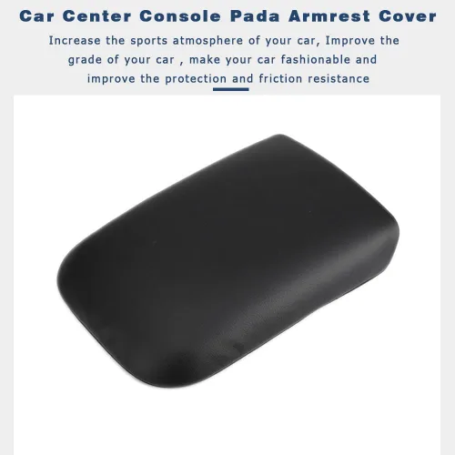Vista 5 de Funda de Respaldo de Brazo para Consola Central Almohadilla Completa de Protección para Consola de Cuero Accesorios Interiores Compatible con Negro