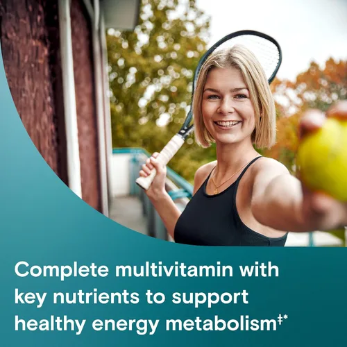 Vista 4 de One A Day Metabolismo activo diario esencial para mujeres, multivitamínico para mujeres, apoyo al metabolismo, vitaminas para mujeres con las 8