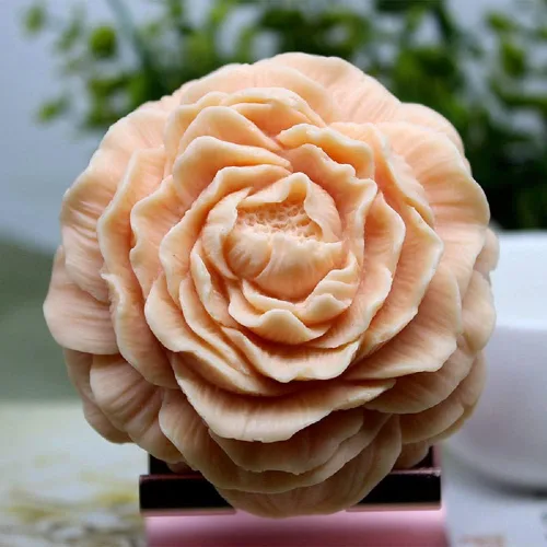 Vista 8 de Molde de jabón animal de silicona para ciervos - forma redonda para decoración de velas y pasteles