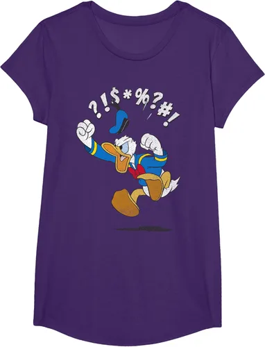 Vista 11 de Disney Mickey And Friends - Camiseta vintage de Donald Duck Angry Jump, Negro