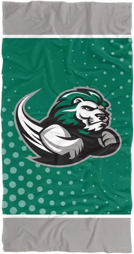 Vista 220 de LOGOVISION Manta Abilene Christian University, 30x60 Logo Dots CottonFront/PolyBackBeachTowel