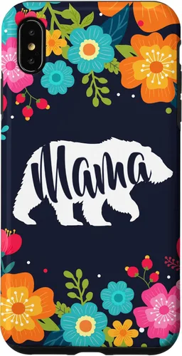 Vista 11 de Mama Bear - Funda para iPhone 17 con diseño de flores florales