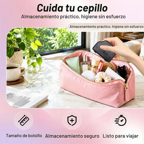 Vista 6 de Cepillo facial de drenaje linfático, masajeador Gua Sha desmontable Nuevo-2 piezas