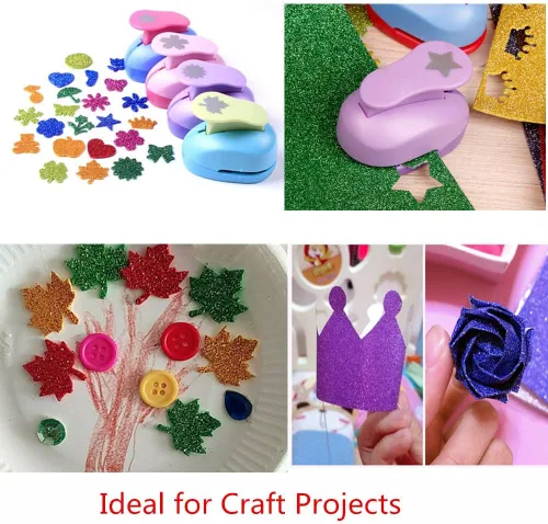 Vista 5 de Baisunt 20 hojas de papel de cartulina con purpurina negra para proyectos de arte DIY, álbum de recortes, decoración de cumpleaños y bodas 250GSM