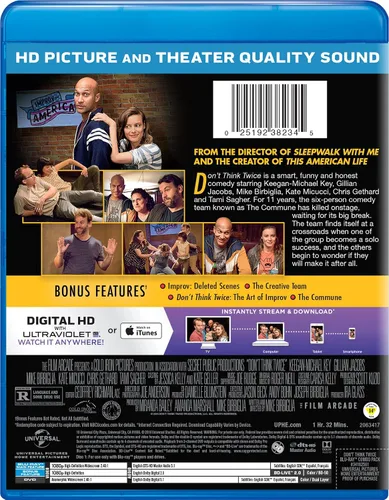 Vista 2 de Don't Think Twice Blu-ray