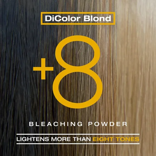 Vista 4 de NK Professional Care DiColor Rubio Polvo blanqueador aclarador para el cabello blanqueador para el cabello Aclara +8 tonos sin dañar