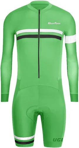 Vista 41 de UGLY FROG Traje de triatlón para hombre de manga corta Jersey de piernas cortas Skinsuit Tri Kit Ciclismo Skinsuit Team Bike Ropa