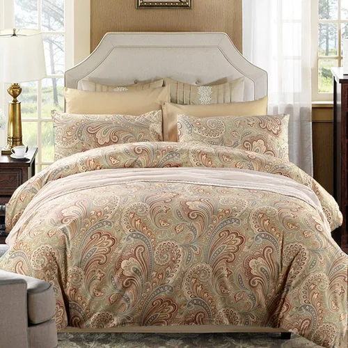 Vista 48 de ABREEZE Juego de funda de edredón tamaño individual con cierre de botón, 100% algodón egipcio, juego de ropa de cama floral de granja, color rosa, 3