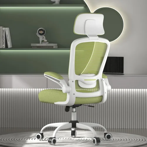 Vista 9 de Mimoglad Silla de Oficina, Silla de Escritorio Cómoda - Silla Ergonómica de Computadora de Respaldo Alto con Soporte Lumbar Ajustable