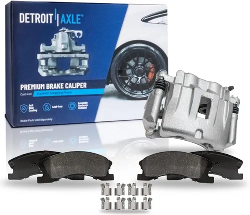 Vista 141 de Detroit Axle - Pastillas de Freno Delantero Izquierdo Reemplazo de Pinza de Disco para Ford Fusion Mazda 6 Lincoln MKZ Mercury Milan 2006-2012
