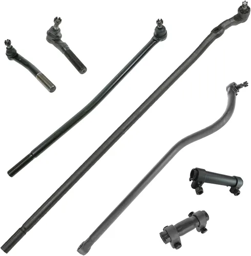 Vista 236 de TRQ Kit de dirección delantera con barra de acoplamiento de fuelle de piñón y cremallera compatible con Toyota Echo 2000-2005