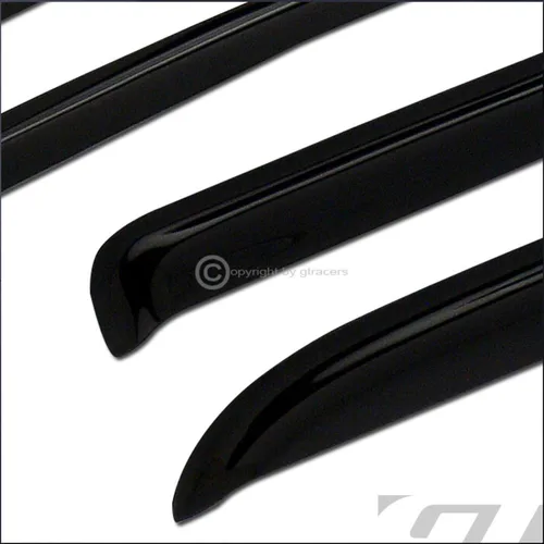 Vista 7 de R&L Racing Deflectores de protección contra el sol y la lluvia, para ventana compatible con Dodge Ram Quad Cab 2002-2009