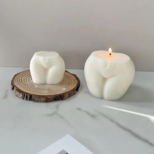 Vista 5 de Moldes de vela corporal para hacer velas, molde de velas en forma de cuerpo femenino sexy en 3D, molde de fundición de resina de silicona, artesanía