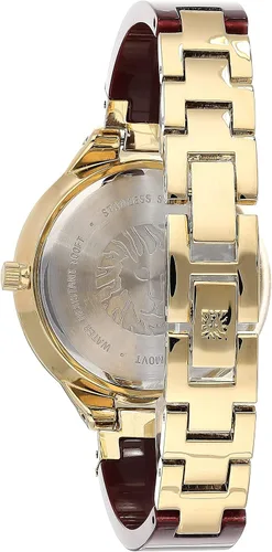 Vista 2 de Anne Klein - Reloj de pulsera para mujer con cristales de Swarovski