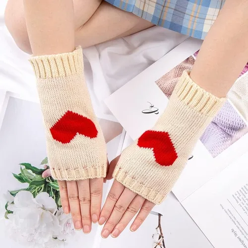 Vista 2 de RICHTRUE Y2K - Manoplas para mujer, accesorios de hadas, grunge, guantes de invierno estéticos para mujer