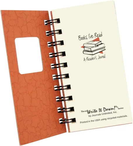 Vista 3 de Write it Down Series by Journals Unlimited, diario guiado, libros que he leído, diario de lector, tamaño mini de 3 x 5.5 pulgadas, tapa dura
