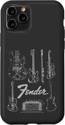 Vista 29 de Fender Carcasa de Guitars Line Art para iPhone 17