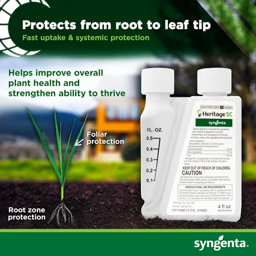 Vista 3 de Syngenta - Fungicida Heritage SC 4oz
