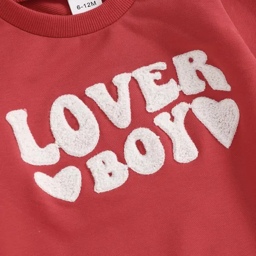 Vista 73 de Sudadera con cuello redondo para el día de San Valentín para bebé, niña, niño, para el día de San Valentín