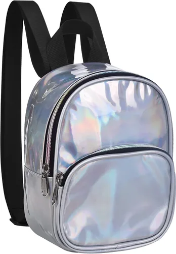 Vista 12 de USPECLARE Minimochila Transparente Aprobada para Estadio para Niños Pequeños y Niñas, Concierto, Festival, Eventos Deportivos, Aguamarina, Mediana