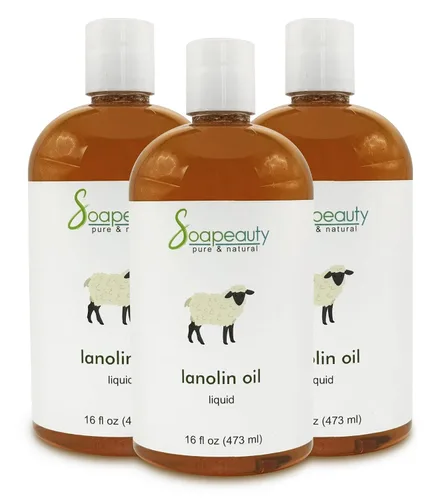 Vista 8 de Soapeauty Aceite de lanolina 100% natural Aceite portador hidratante para piel, labios y cabello Ingrediente para hacer cosméticos y jabón