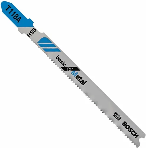 Vista 5 de Bosch T118EF100 100 piezas 3-5/8 pulgadas 11-18 TPI flexible para hojas de sierra caladora de metal con vástago en T