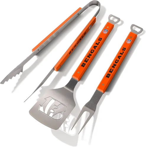 Vista 20 de YouTheFan NFL Spirit Series - Juego de barbacoa de 3 piezas