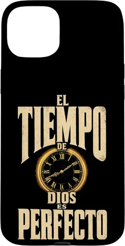 Vista 9 de Fe Cristiana El Tiempo De Dios ES Perfecto Vintage Clock Case for iPhone Air
