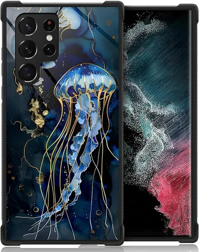 Vista 31 de Funda compatible con Samsung Galaxy S22, diseño de elefantes africanos, diseño increíble a prueba de golpes, antiarañazos, carcasa trasera